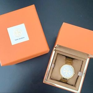 TORY BURCH
Reva Watch, Gold-tone Stainless Steel/ivory, 36 Mm In Gold/ivory